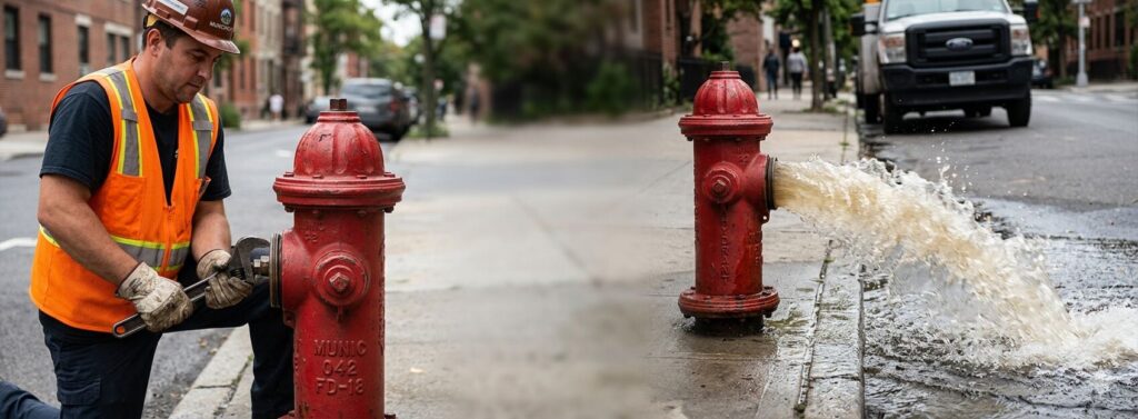 The Center Township Water Authority will be conducting its annual fire hydrant flushing program throughout the month of October, beginning October 1 and continuing through October 31. Hydrant flushing is a necessary maintenance procedure that helps ensure the reliability of the water distribution system, maintains water quality, and verifies the proper operation of fire hydrants. During this period, customers may experience: Temporary discoloration of water Fluctuations in water pressure Cloudy or rust-colored water These conditions are generally temporary and pose no health risk. If you experience discolored water, we recommend running cold water from a faucet until the water clears. Residents are also encouraged to check their water before doing laundry to avoid potential staining. We appreciate your patience and cooperation as we perform this important maintenance to help provide safe and reliable water service to our community. For questions or additional information, please contact our office at 724-774-7960.